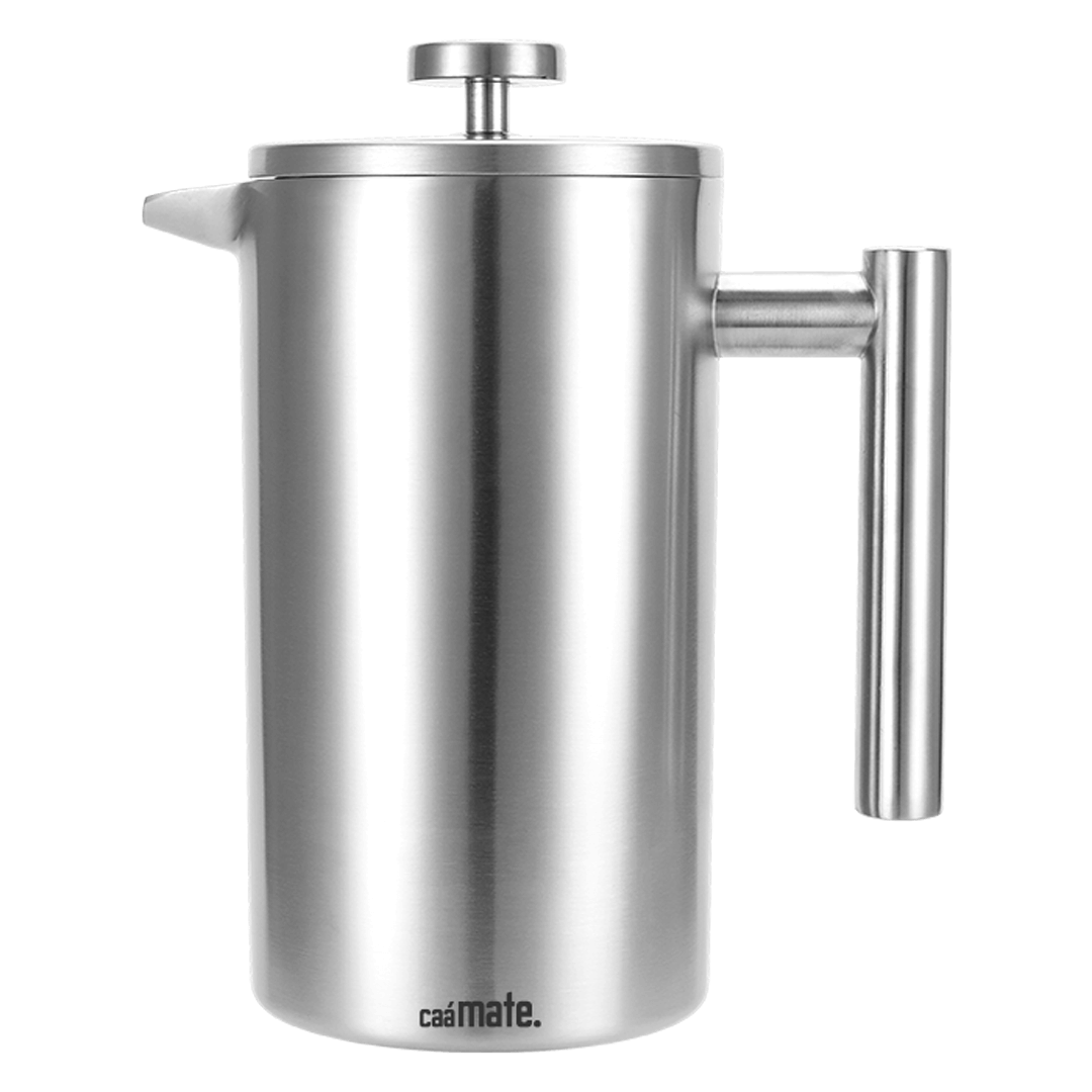 French Press Edelstahl 1000ml Seitenansicht