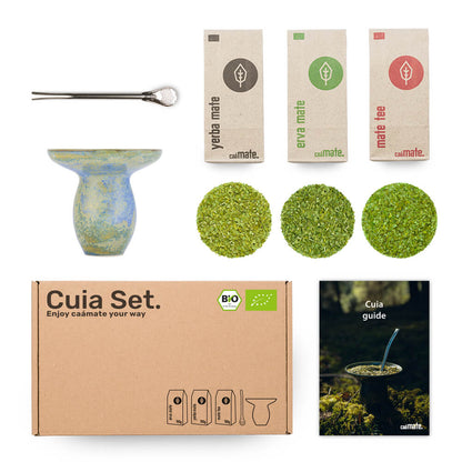 cuia Mate Tee Set Farbe Retro caamate