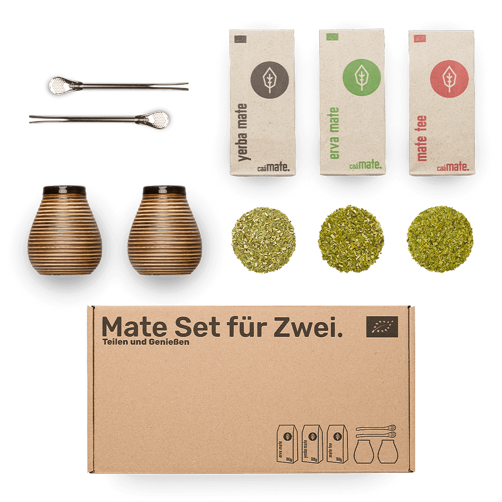 Mate Set Keramik Vintage für 2 Personen